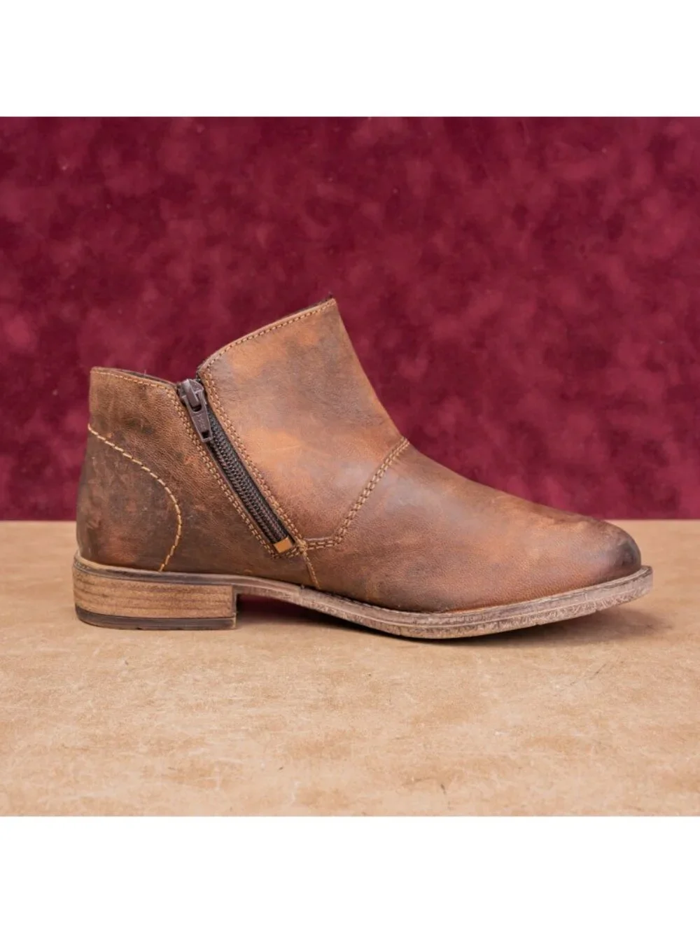Josef Seibel Women Sienna Brown Leather Lightweight boots 8US EUR 38